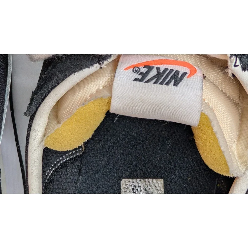 Nike Waffle Trainer 2 YTH Sz. 7 Athletic Shoe BLK/WHT Unisex Sneaker #DC6477-001